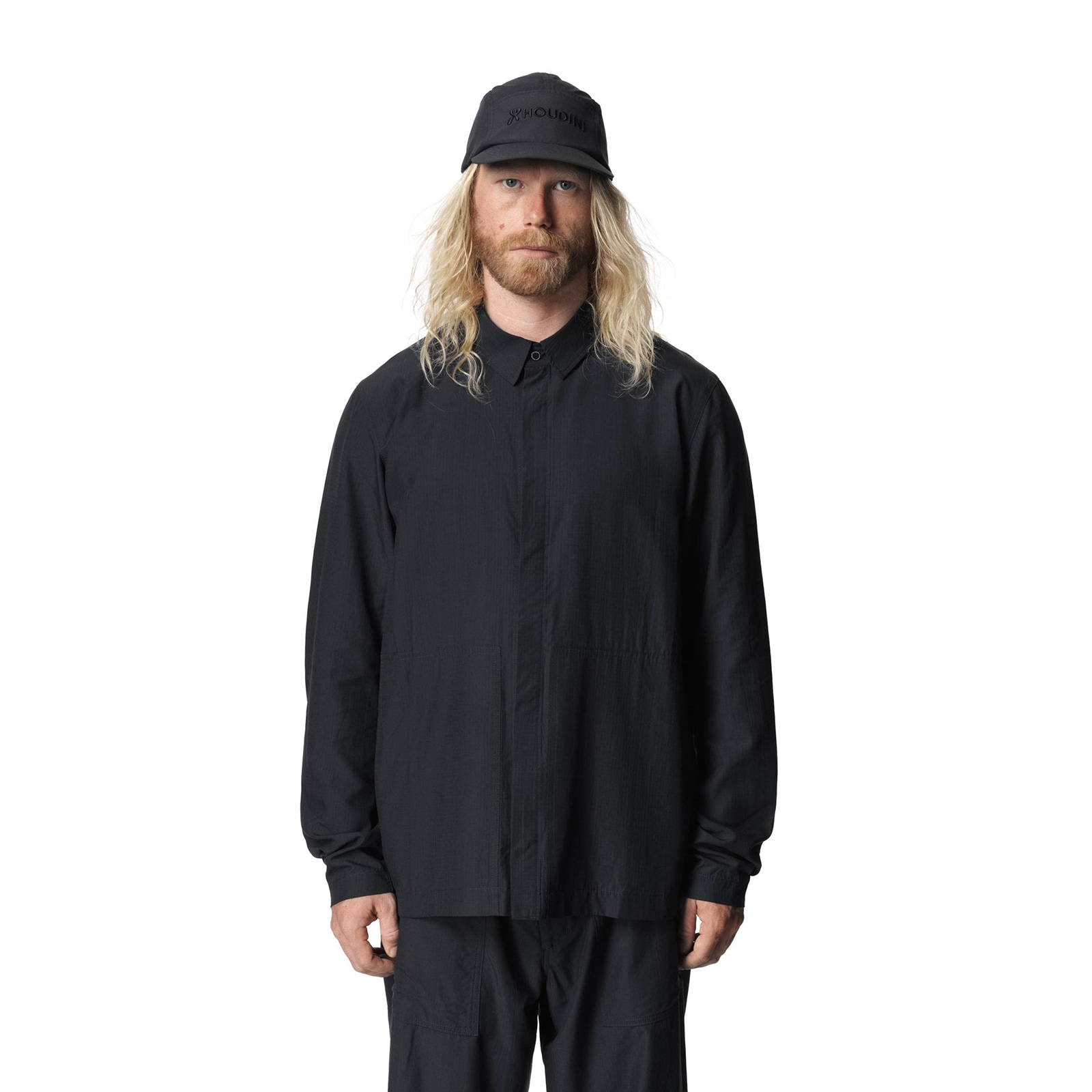 [当日出荷可] Houdini Mens Tree Chore Jacket Bleached Black [フーディニ]