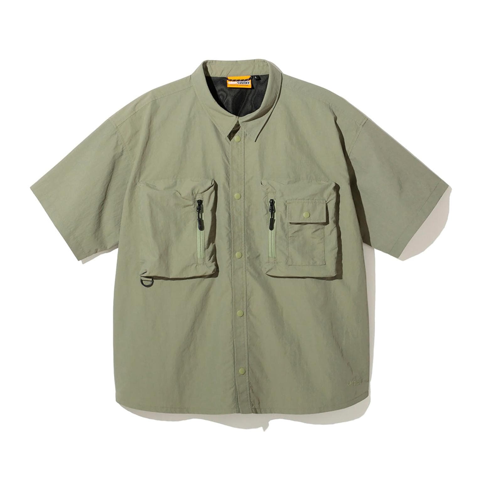 Grip Swany GSUSH-136 GS UTILITY BOX SHIRTS LEAF GREEN [グリップスワニー]