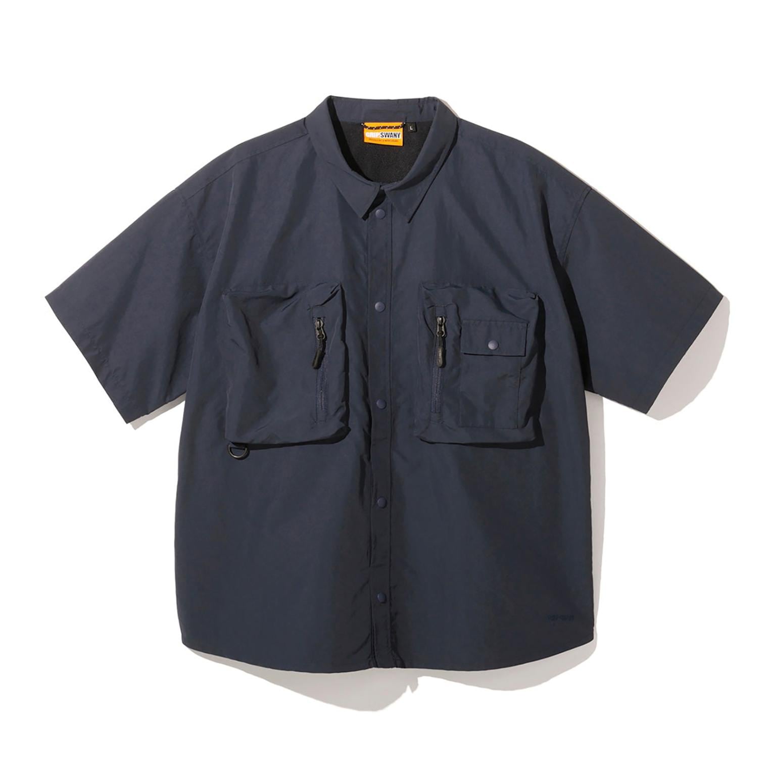 Grip Swany GSUSH-136 GS UTILITY BOX SHIRTS NAVY [グリップスワニー]