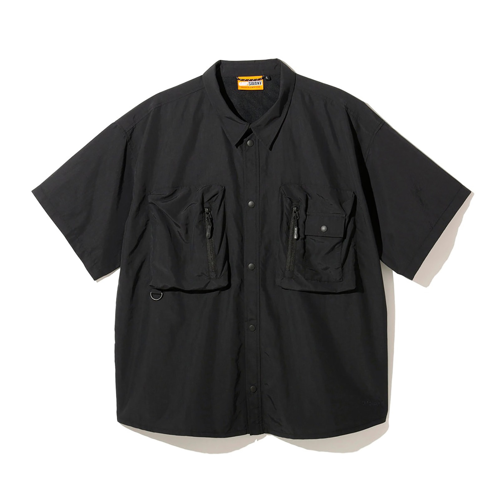 [当日出荷可] Grip Swany GSUSH-136 GS UTILITY BOX SHIRTS BLACK [グリップスワニー]