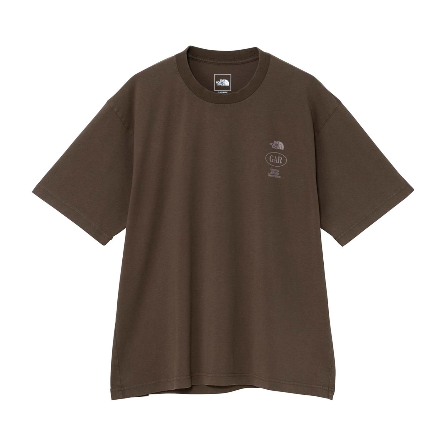 [当日出荷可] THE NORTH FACE GAR Smaller Typographic S/S Tee スレートブラウン [ザ・ノース・フェイス]