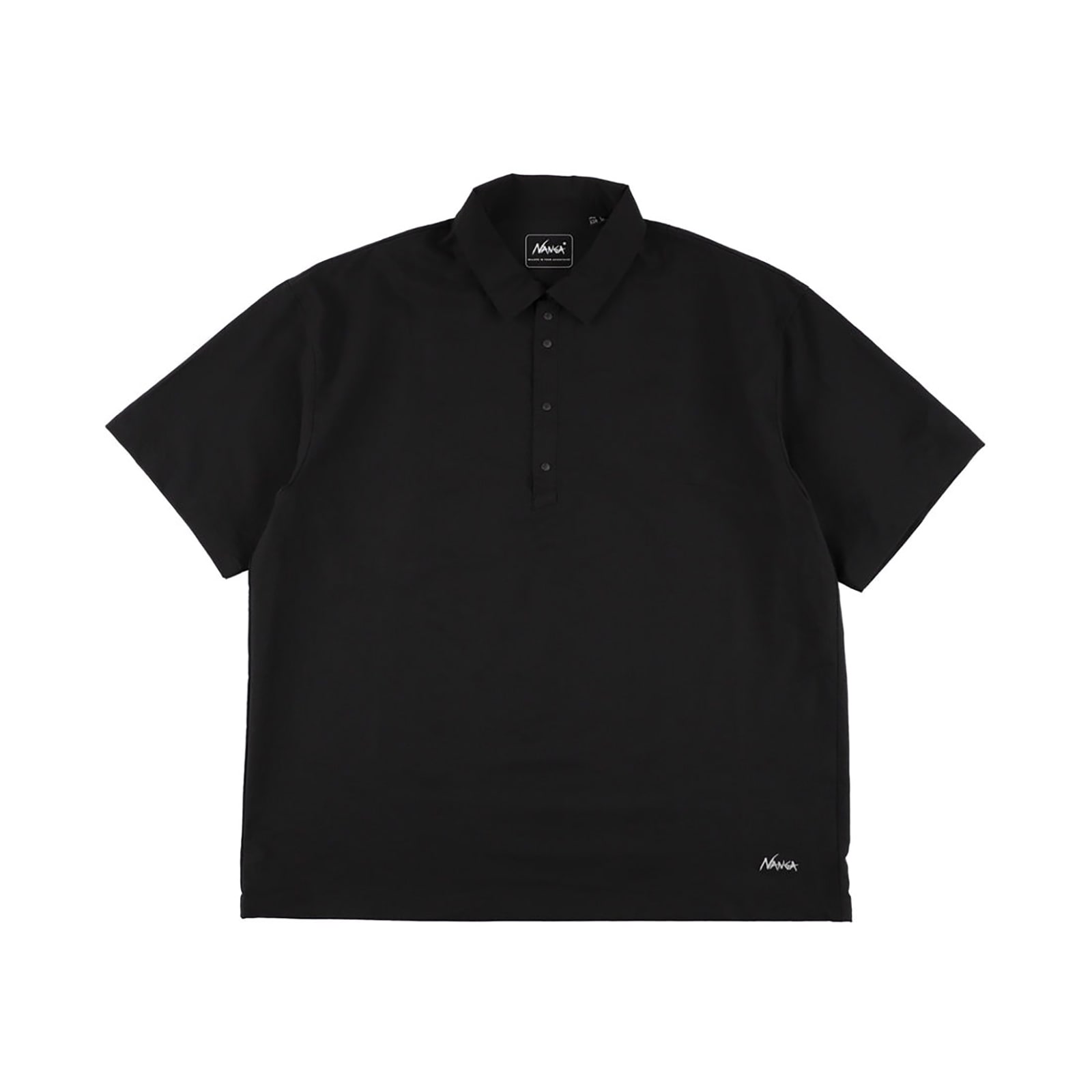 [当日出荷可] NANGA DotAir COMFY POLO SHIRT P.BLK [ナンガ]