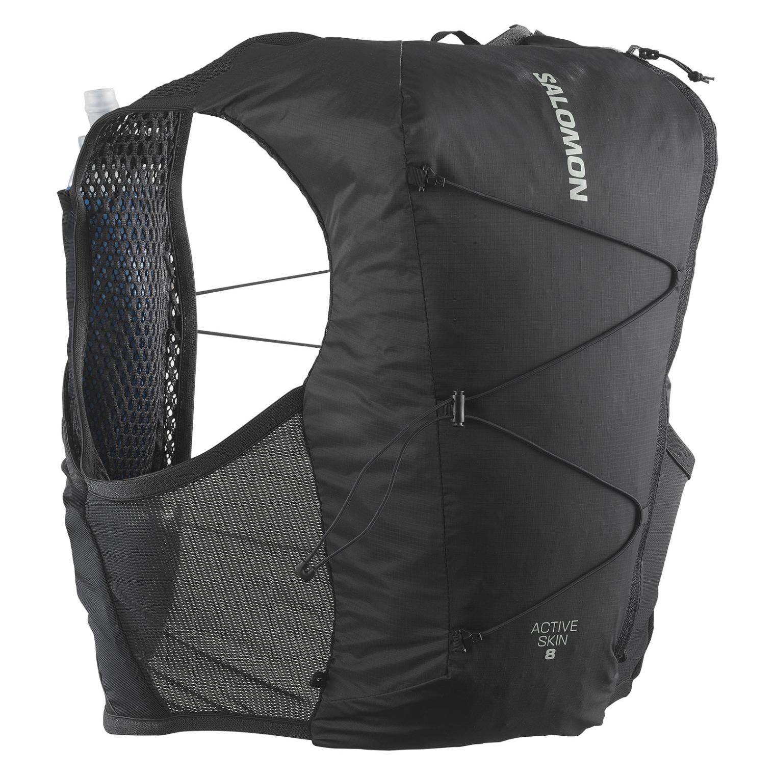 SALOMON ACTIVE SKIN 8 SET BLACK/METAL [サロモン]