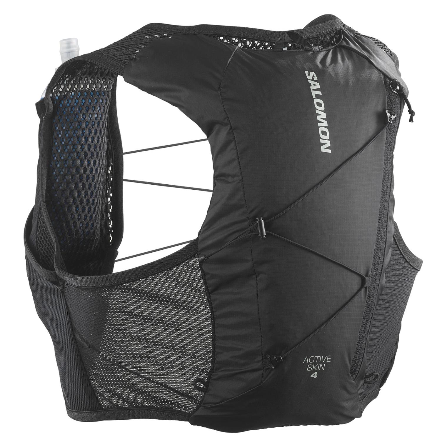 SALOMON ACTIVE SKIN 4 SET BLACK/METAL [サロモン]