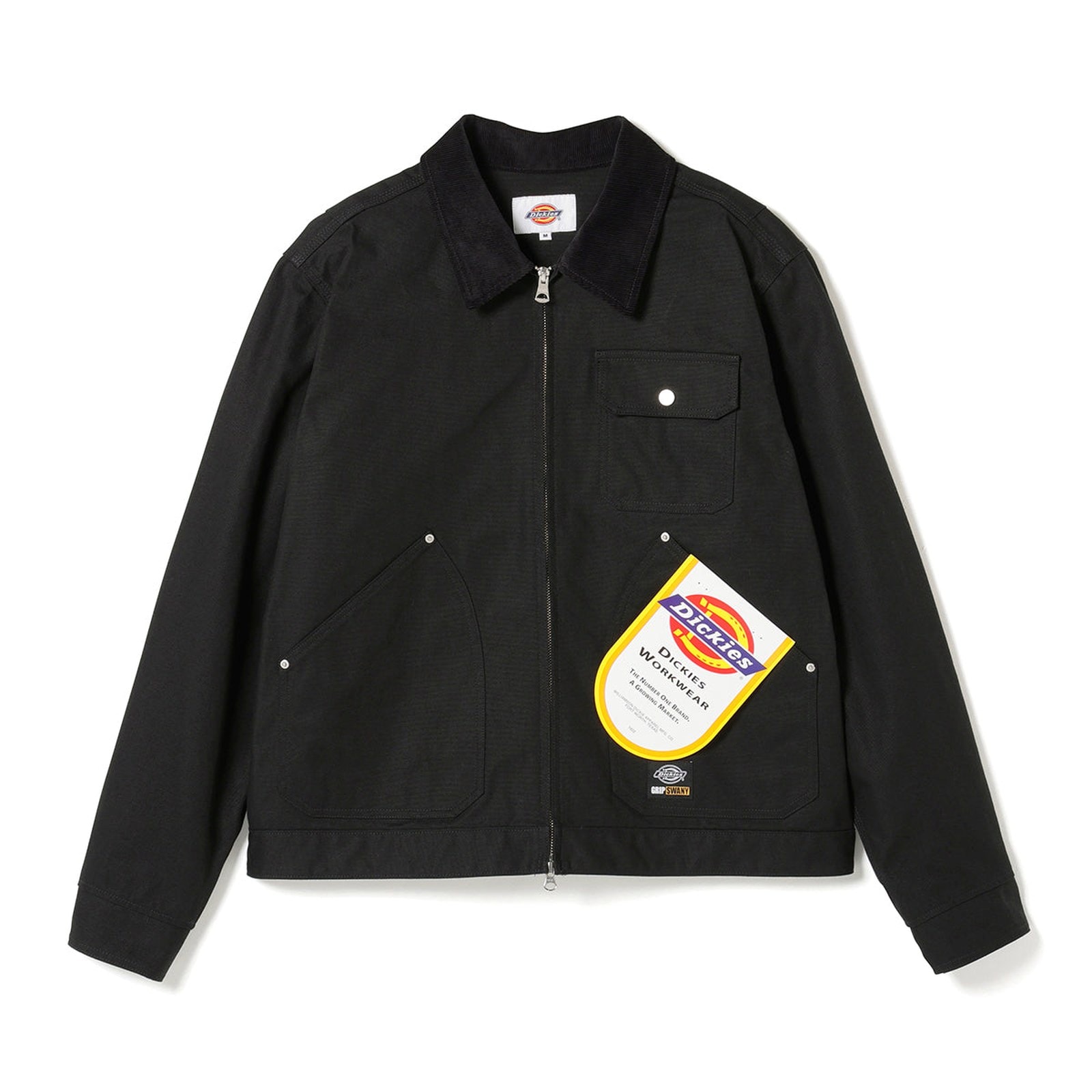 [当日出荷可] Grip Swany DUCK PAINTER JACKET BLACK [グリップスワニー]