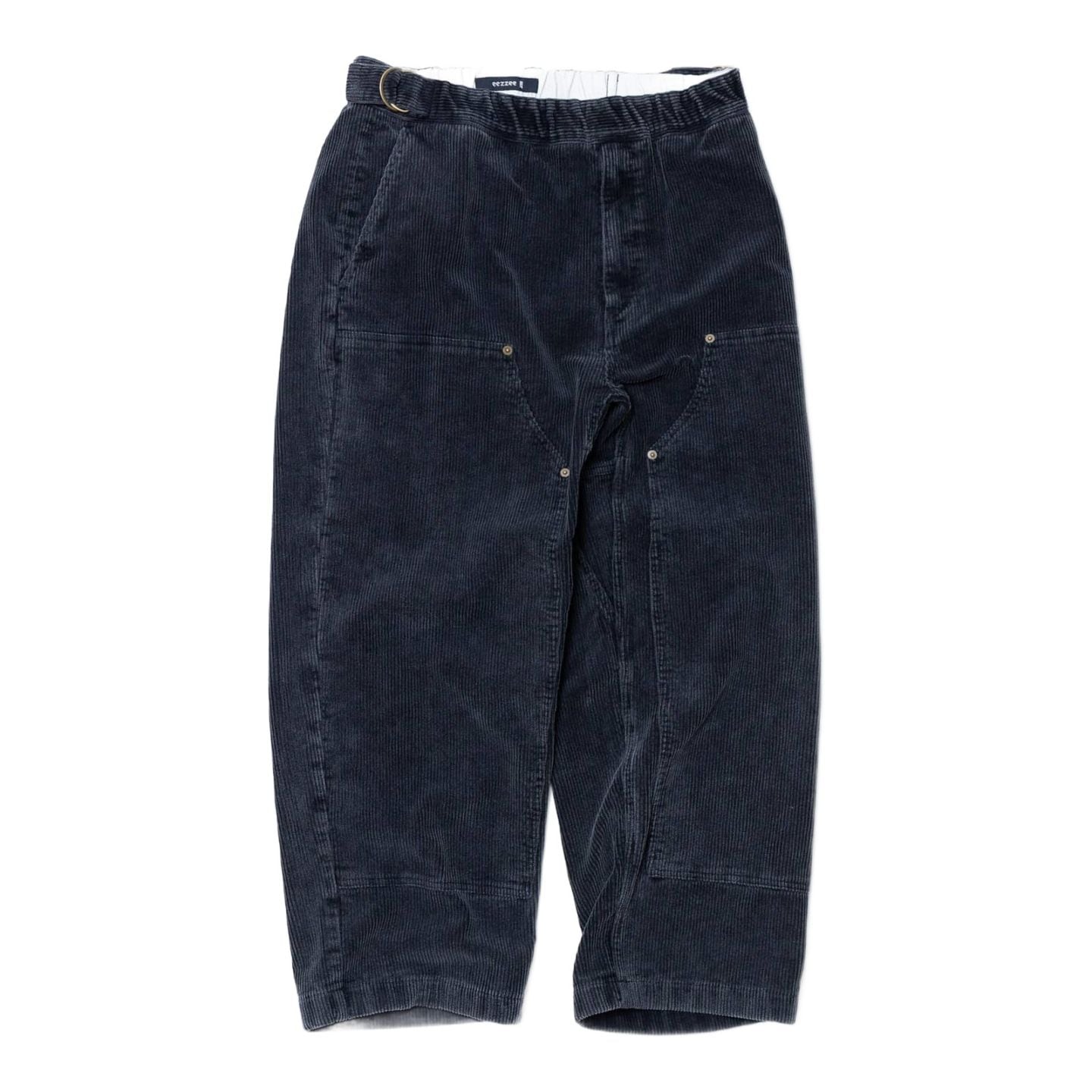 [当日出荷可] EEZZEE EEZZEE DBL KNEE PANTS Fadeway Cord Black [イージー]