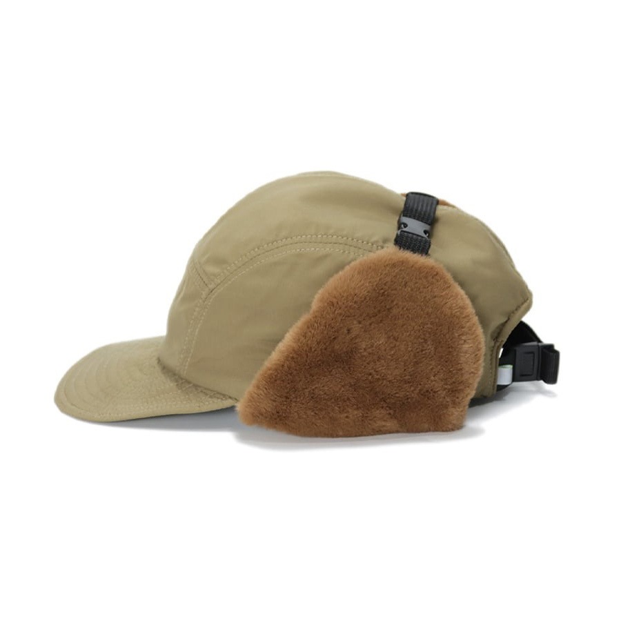 halo commodity Hares Fur Cap Khaki [ハローコモディティ]