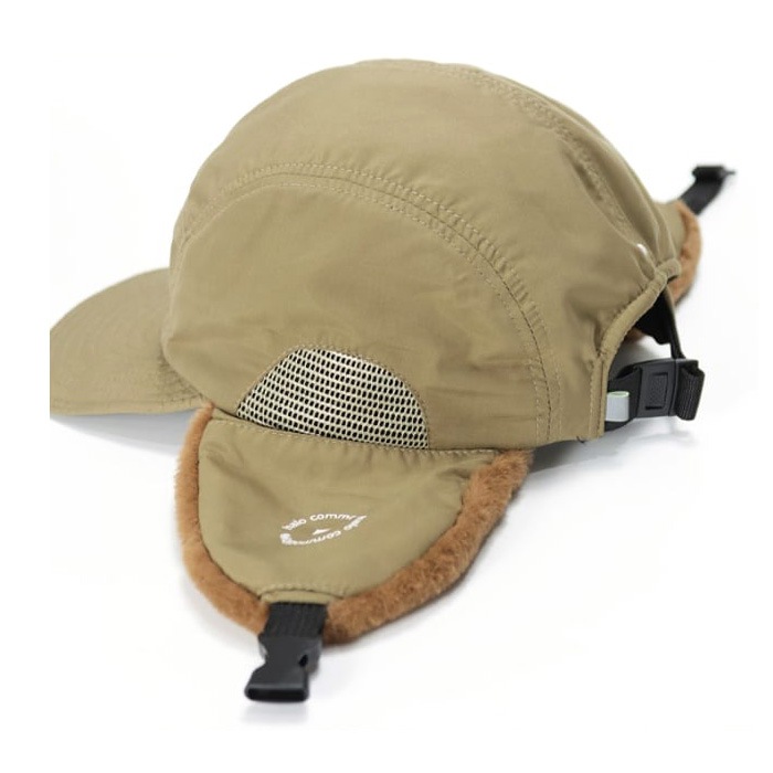 halo commodity Hares Fur Cap Khaki [ハローコモディティ]