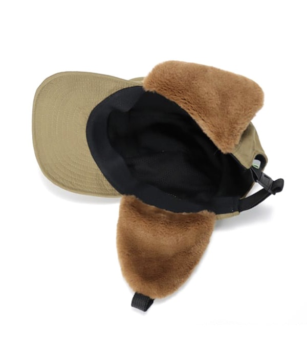 halo commodity Hares Fur Cap Khaki [ハローコモディティ]