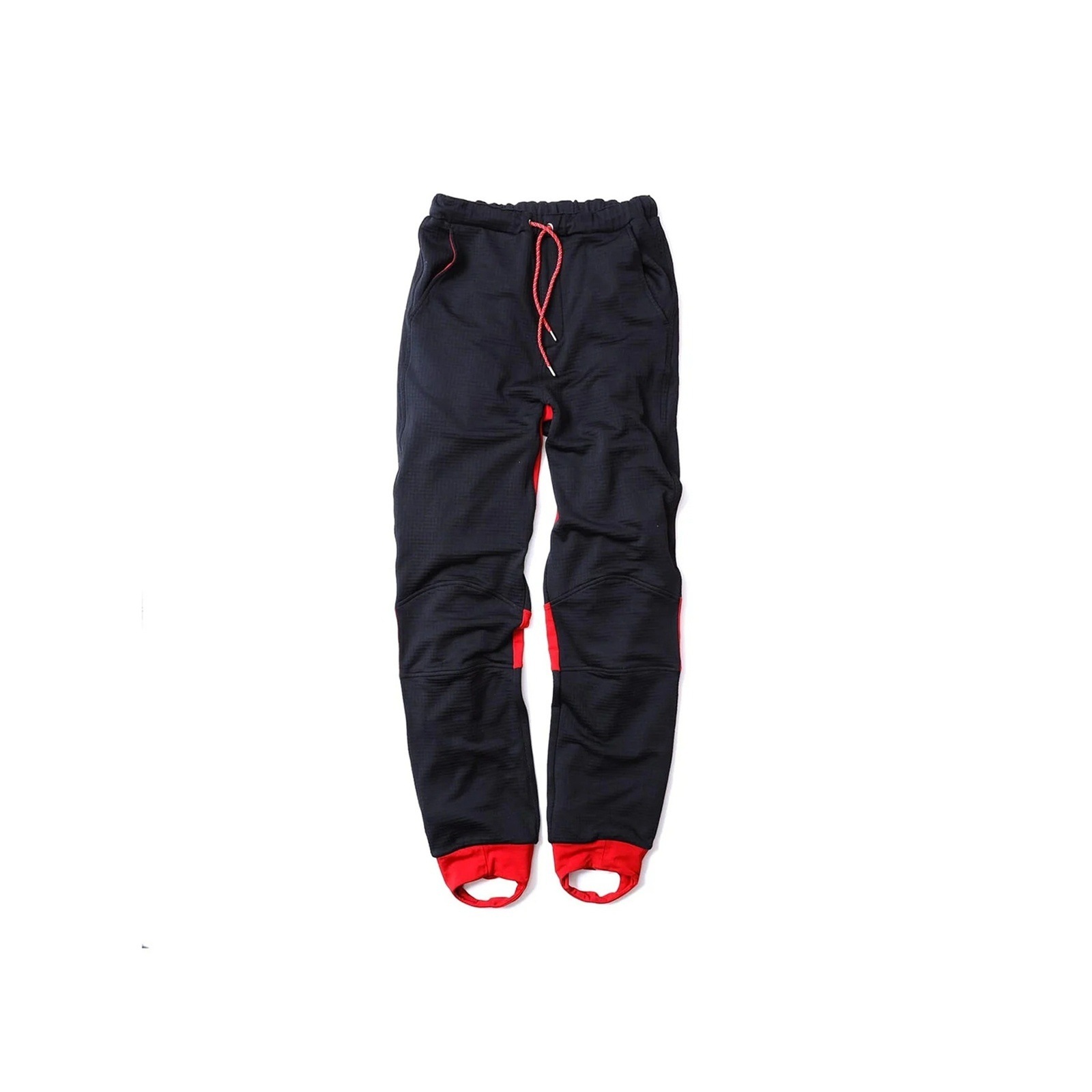 NANGA POLARTEC POWER GRID LEVEL3 PANTS BLK2（BLK×RED） [ナンガ]