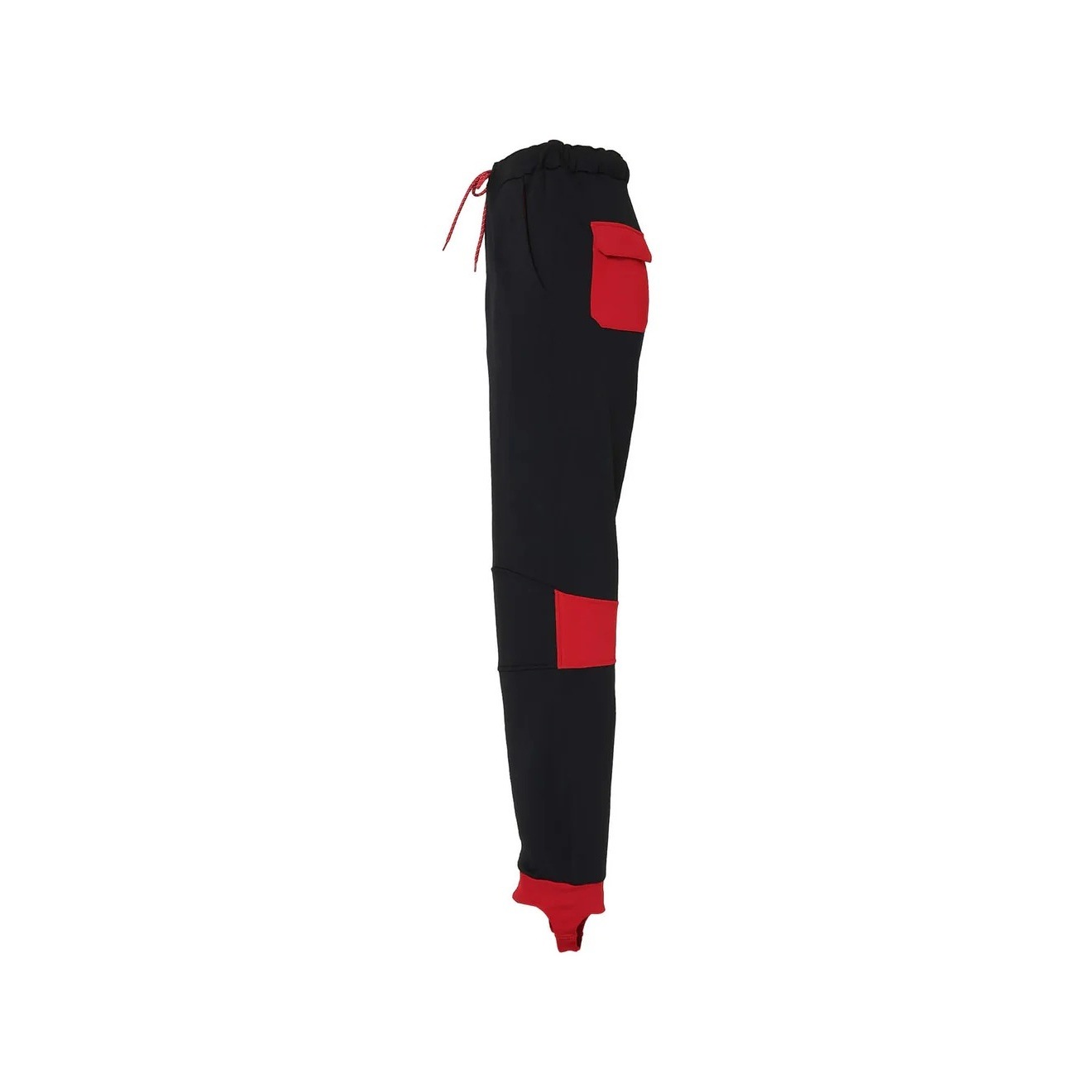 NANGA POLARTEC POWER GRID LEVEL3 PANTS BLK2（BLK×RED） [ナンガ]