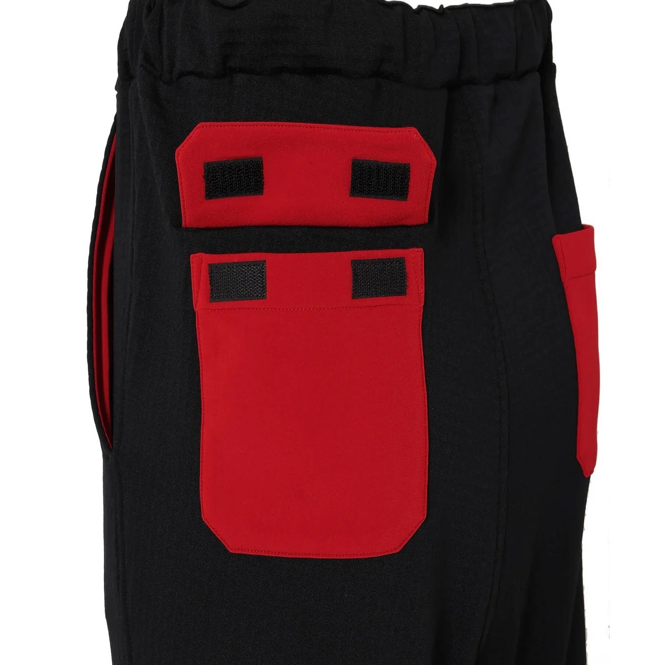 NANGA POLARTEC POWER GRID LEVEL3 PANTS BLK2（BLK×RED） [ナンガ]