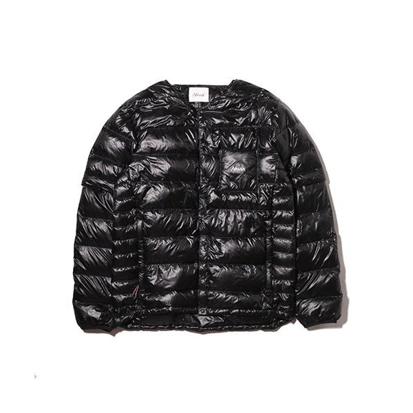NANGA Inner Down Cardigan DS BLK [ナンガ]