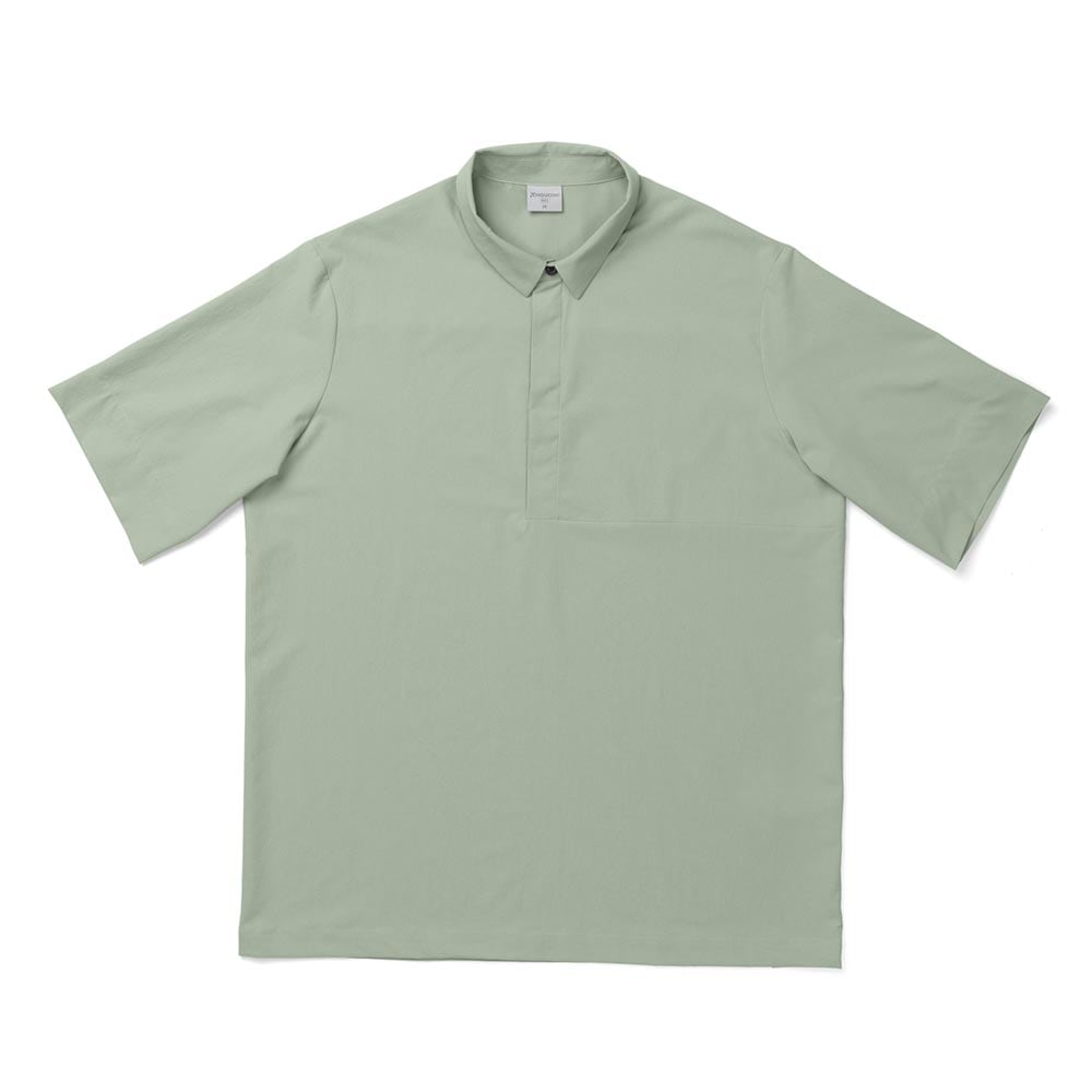 美品 Houdini Cosmo Shirt コスモシャツ セージグリーン L HOUDINI Mens Cosmo Shirt Frost Green [フーディニ]
