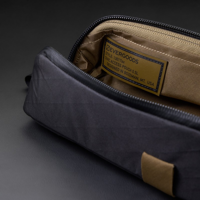 EVERGOODS CAP0.5 - Civic Access Pouch 0.5L X-pac Black Cyote