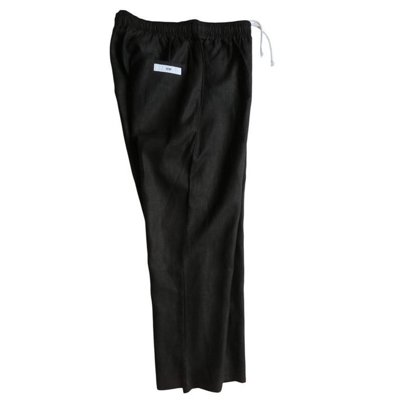 voiry DOCTOR PANTS-LINEN BLACK [ヴォイリー]