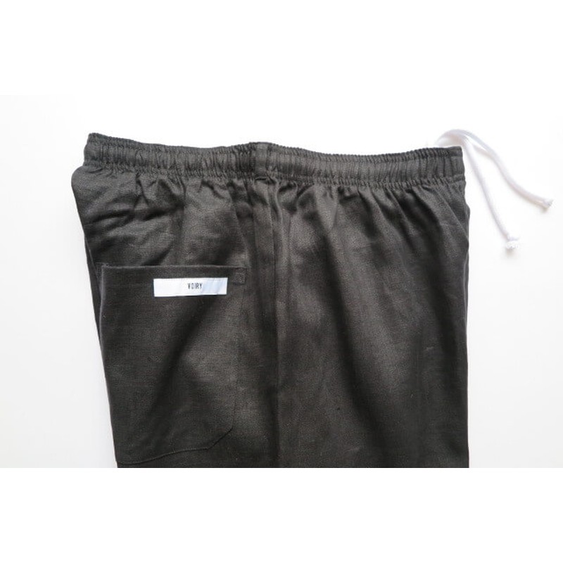 voiry DOCTOR PANTS-LINEN BLACK [ヴォイリー]