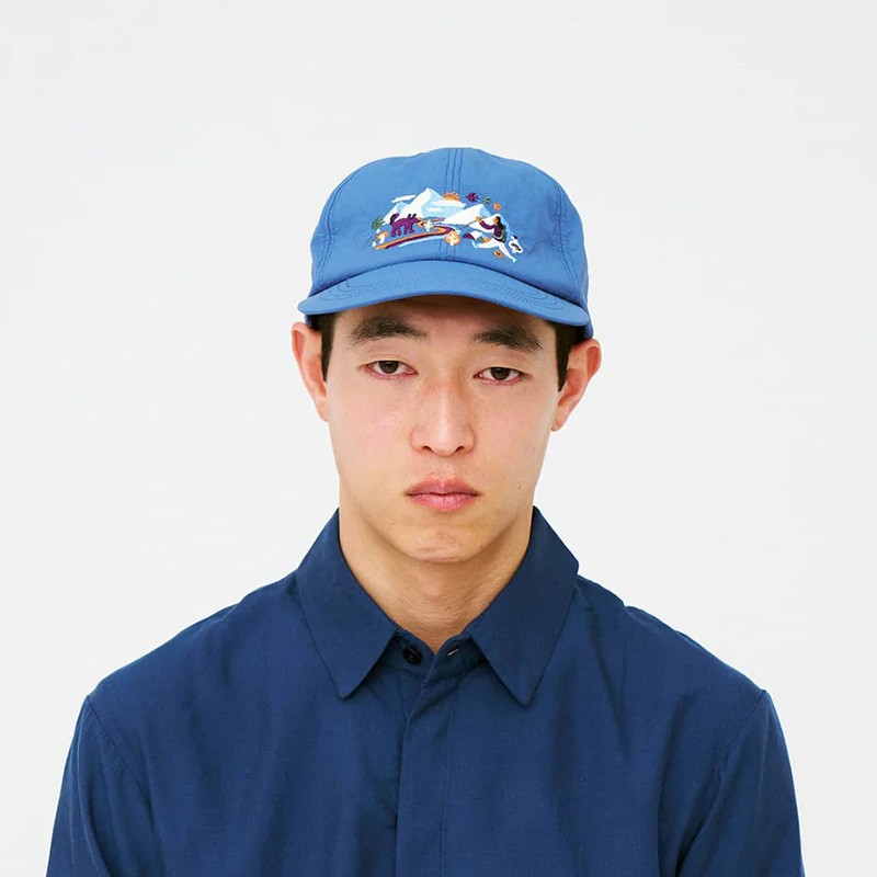 [当日出荷可][20%OFF] halo commodity Map Cap Dark Blue [ハロコモディティ]
