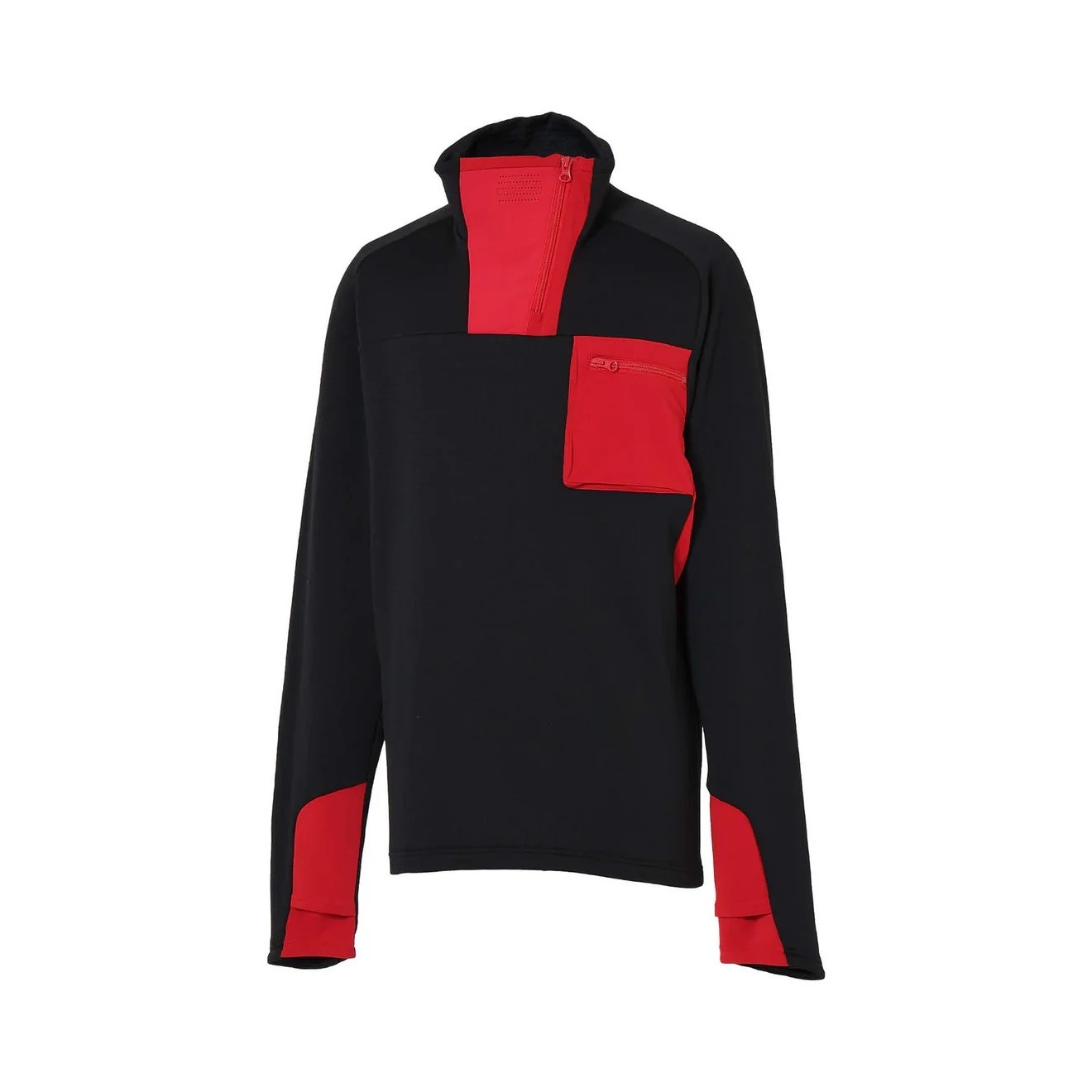 NANGA POLARTEC POWER GRID LEVEL3 JKT BLK2（BLK×RED） [ナンガ]