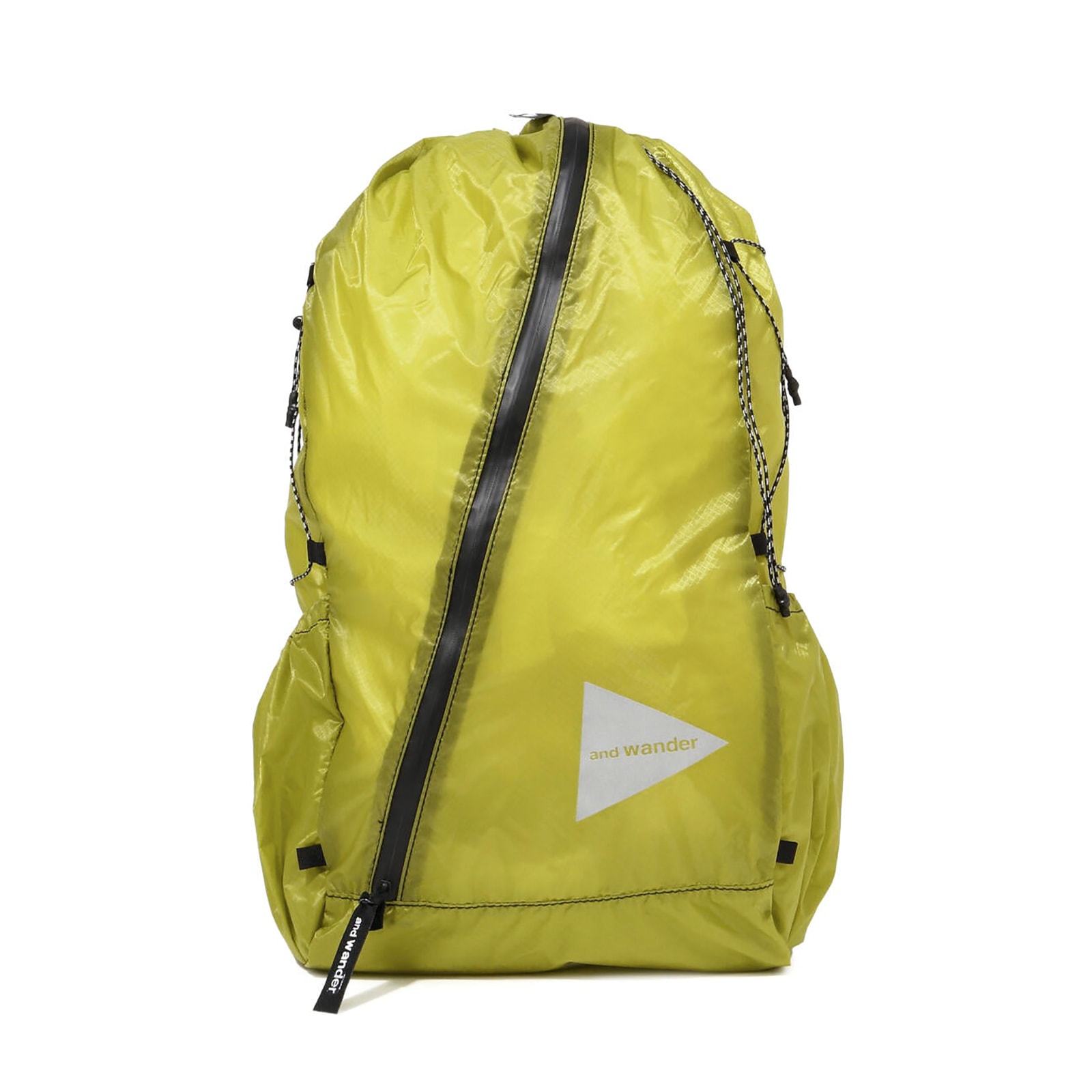 and wander 126 sil daypack yellow green [アンドワンダー]