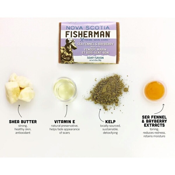 Nova Scotia Fisherman Sea Fennel & Bayberry Soap 136g [ノバスコシアフィッシャーマン]