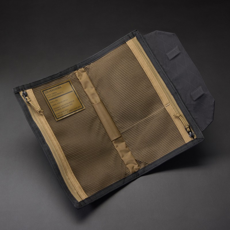 EVERGOODS CAP1 - Civic Access Pouch 1L X-pac Black Cyote [エバーグッズ]