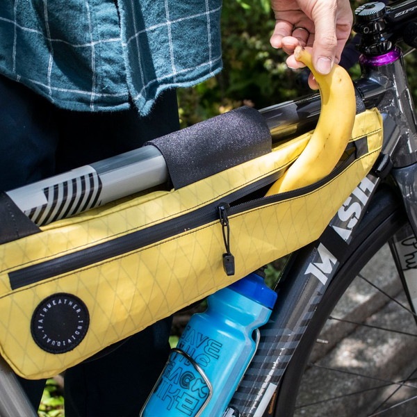 ハンドメイド　上下分割フルフレームバッグ　X-PAC Cブラウン　フレーム49 ハンドメイド 上下分割フルフレームバッグ X-PAC Cブラウン フレーム49