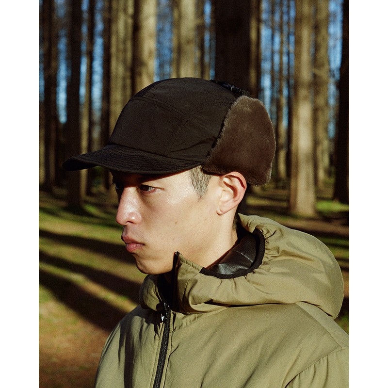 halo commodity Hares Fur Cap Black [ハロ コモディティ]