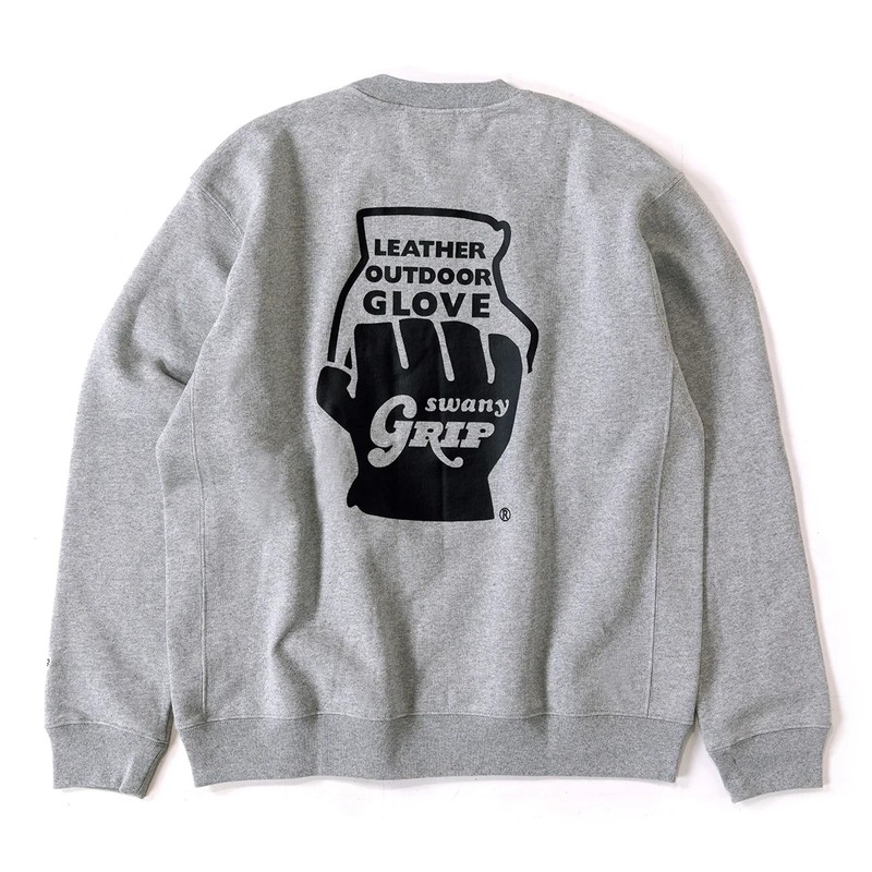 Grip Swany GS Sweat Crew Heather Gray [グリップスワニー]