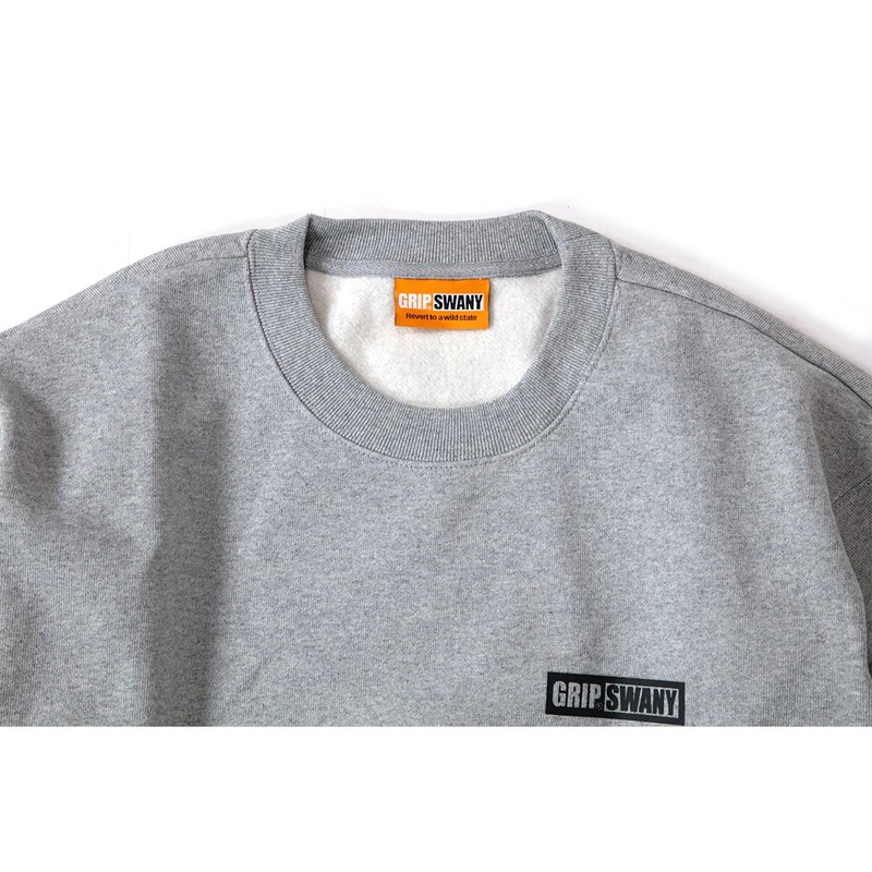 Grip Swany GS Sweat Crew Heather Gray [グリップスワニー]