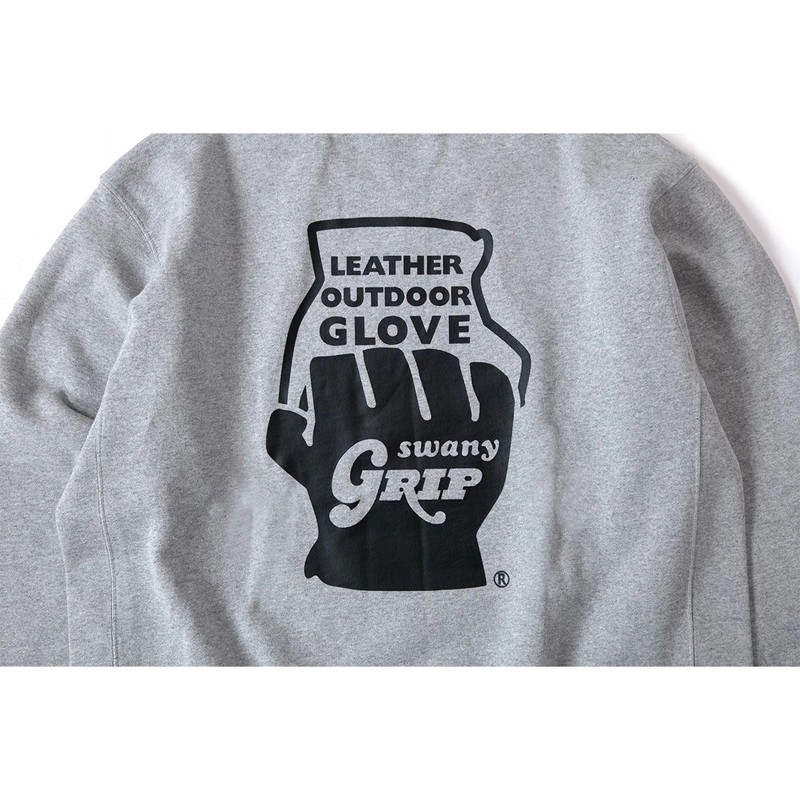 Grip Swany GS Sweat Crew Heather Gray [グリップスワニー]