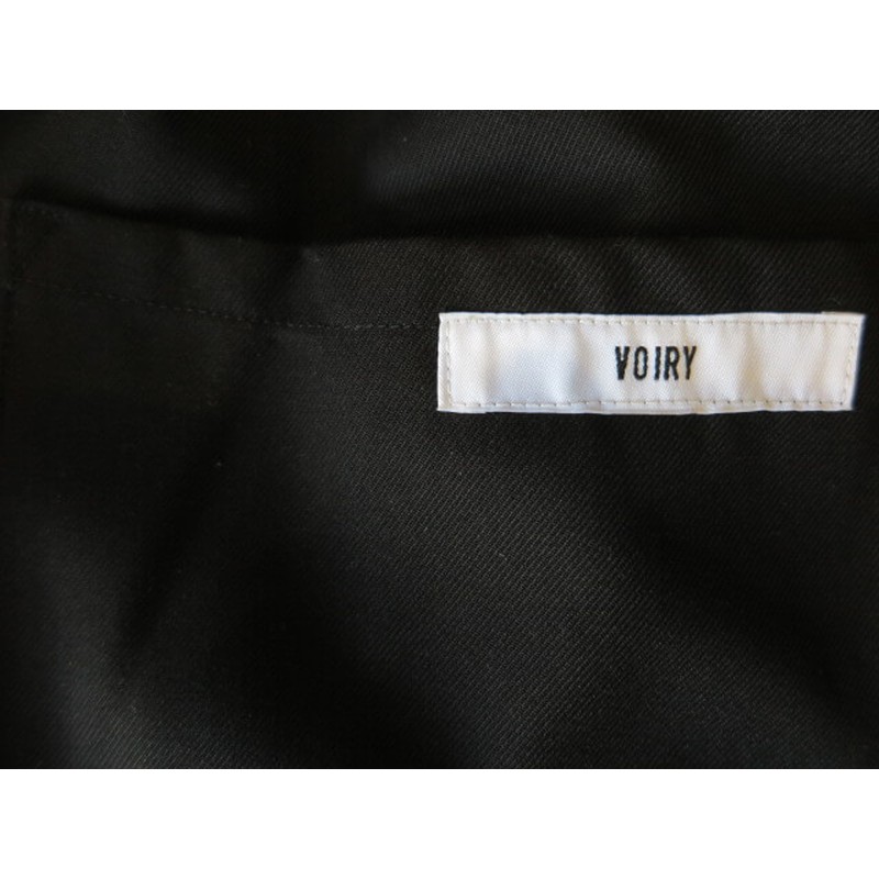 voiry SUNDAY PANTS TR TWILL BLACK [ヴォイリー]