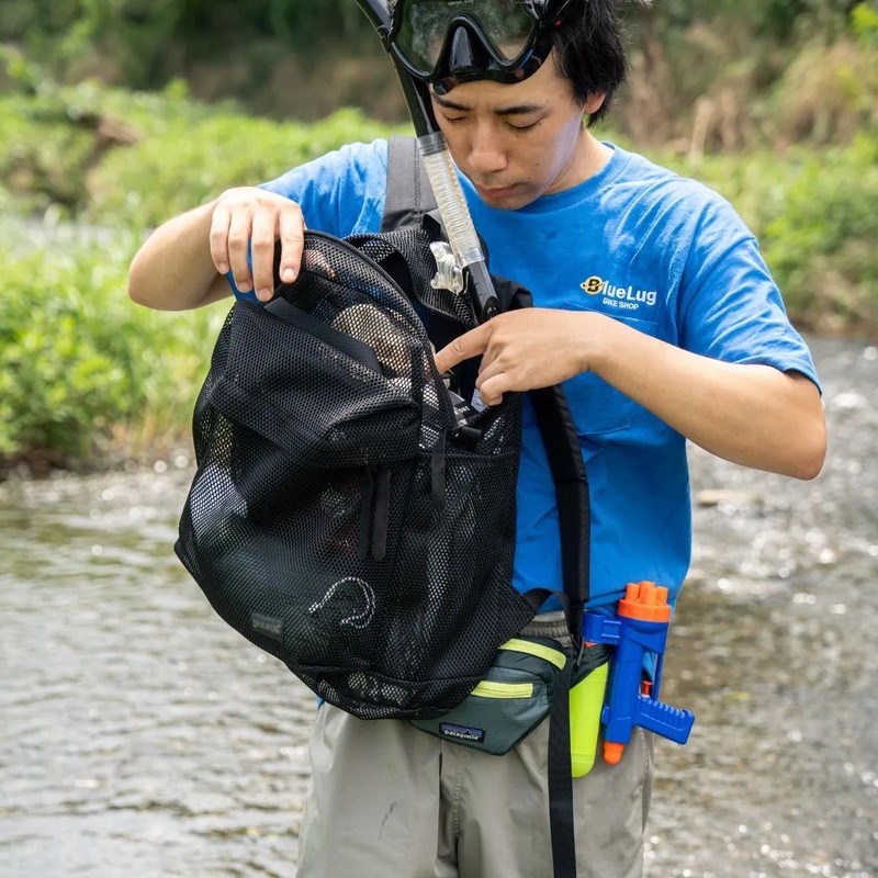 当日出荷可] BLUE LUG the day pack mesh black [ブルーラグ]