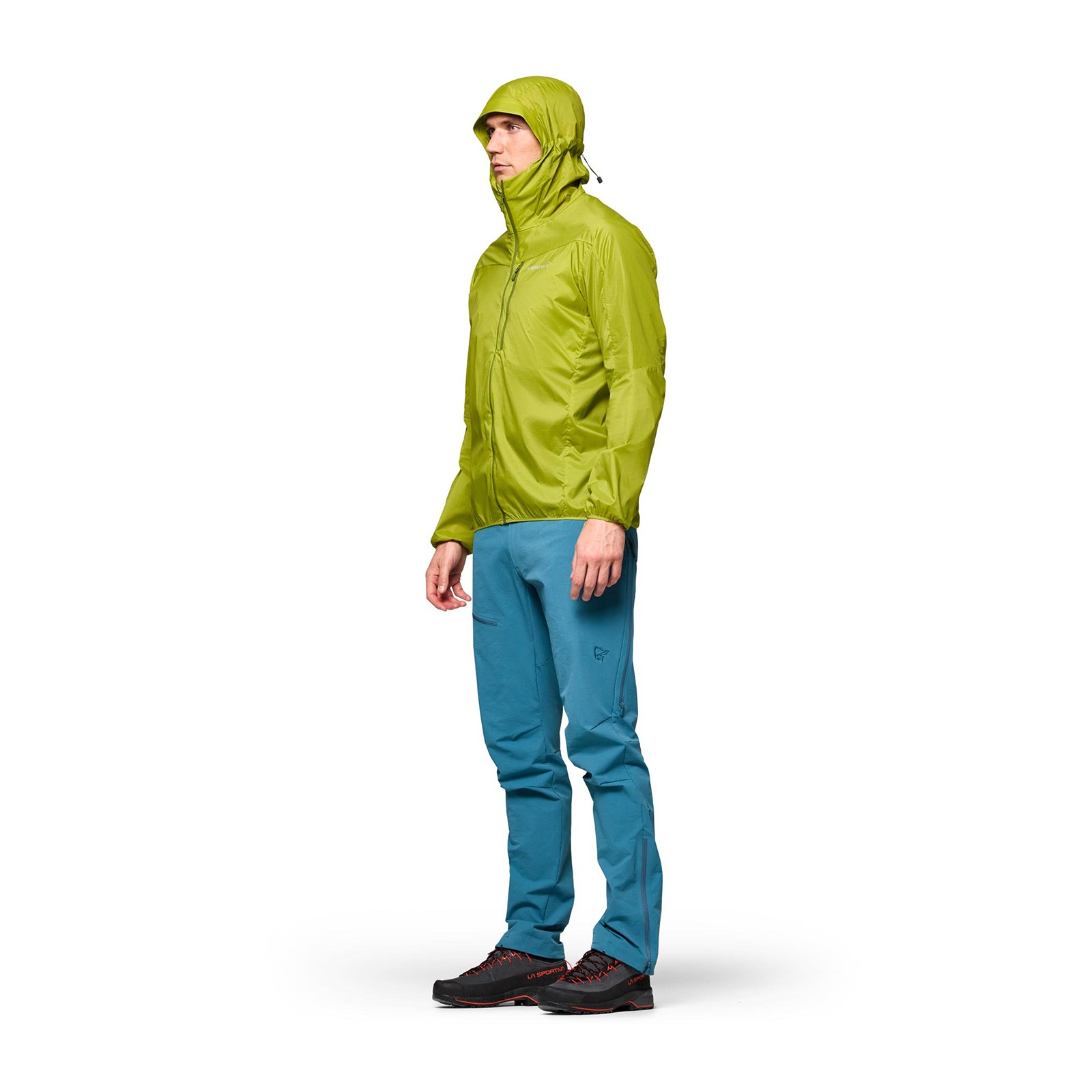 [当日出荷可][20%OFF] NORRONA falketind aero60 Zip Hood M's Golden Lime [ノローナ]