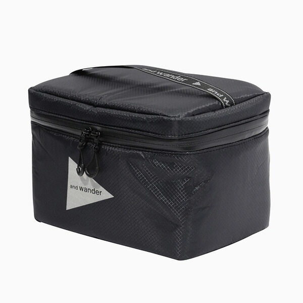 and wander sil soft cooler small charcoal [アンドワンダー]