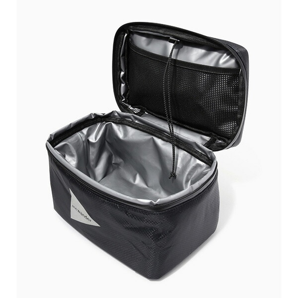 and wander sil soft cooler small charcoal [アンドワンダー]