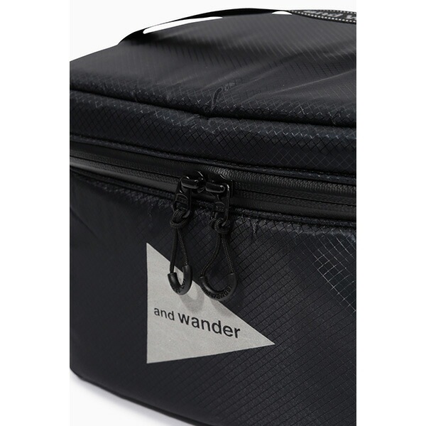 and wander sil soft cooler small charcoal [アンドワンダー]