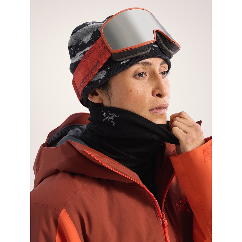 ARC'TERYX Rho Lightweight Wool Neck Gait Black [アークテリクス]