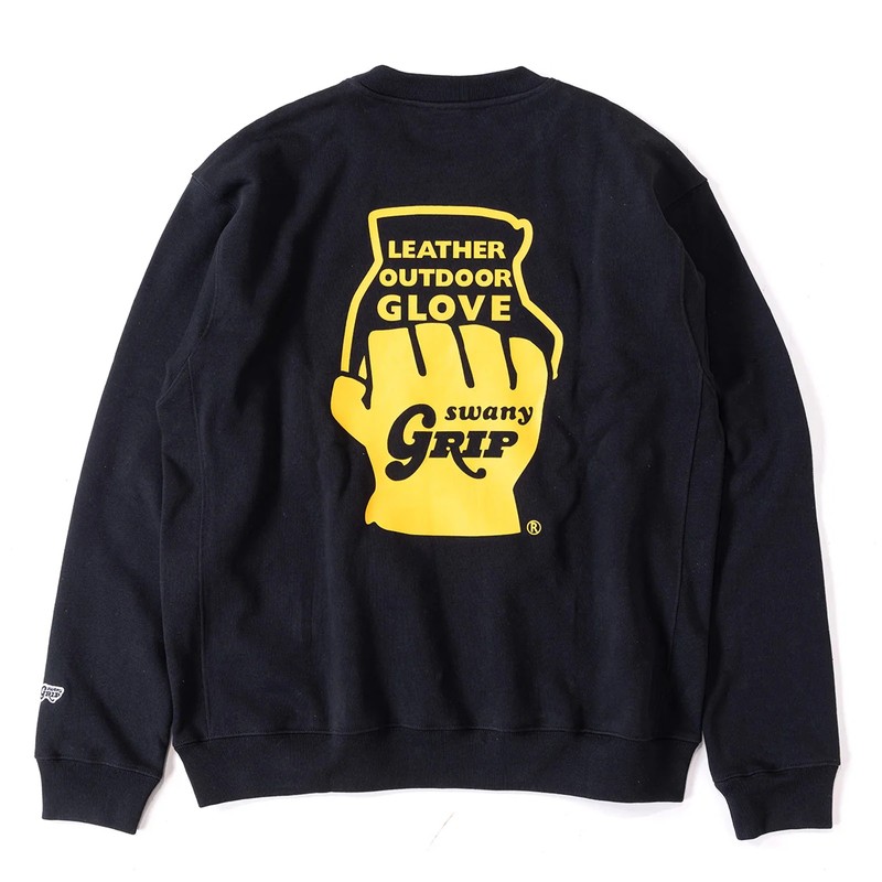 Grip Swany GS Sweat Crew Black [グリップスワニー]