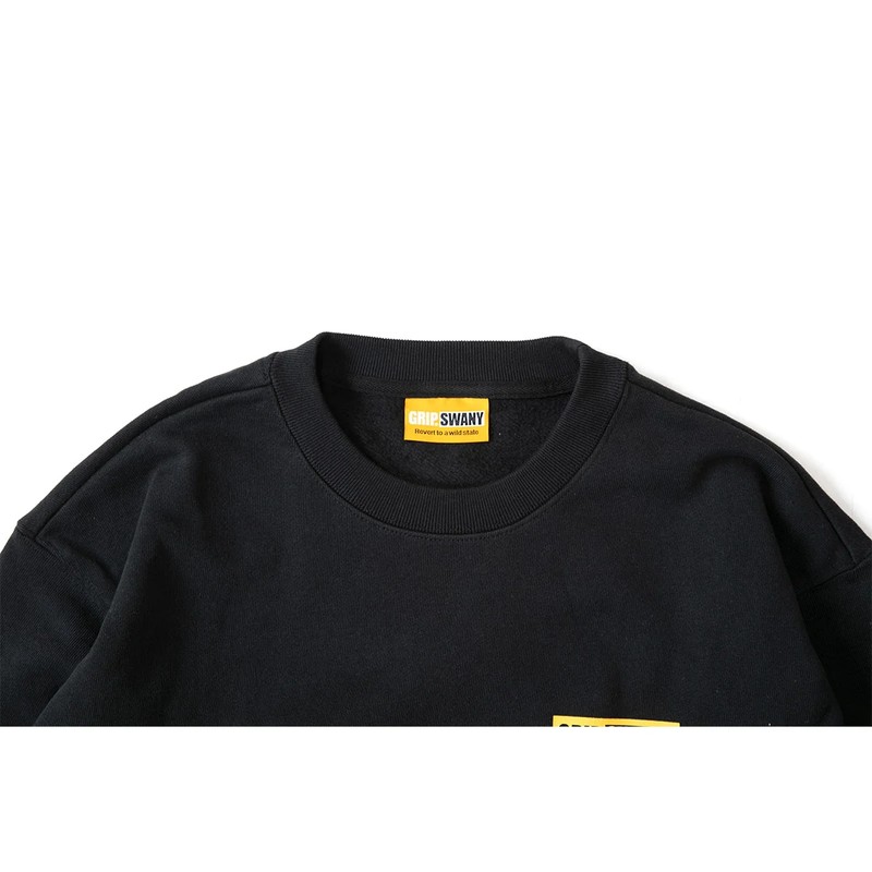 Grip Swany GS Sweat Crew Black [グリップスワニー]
