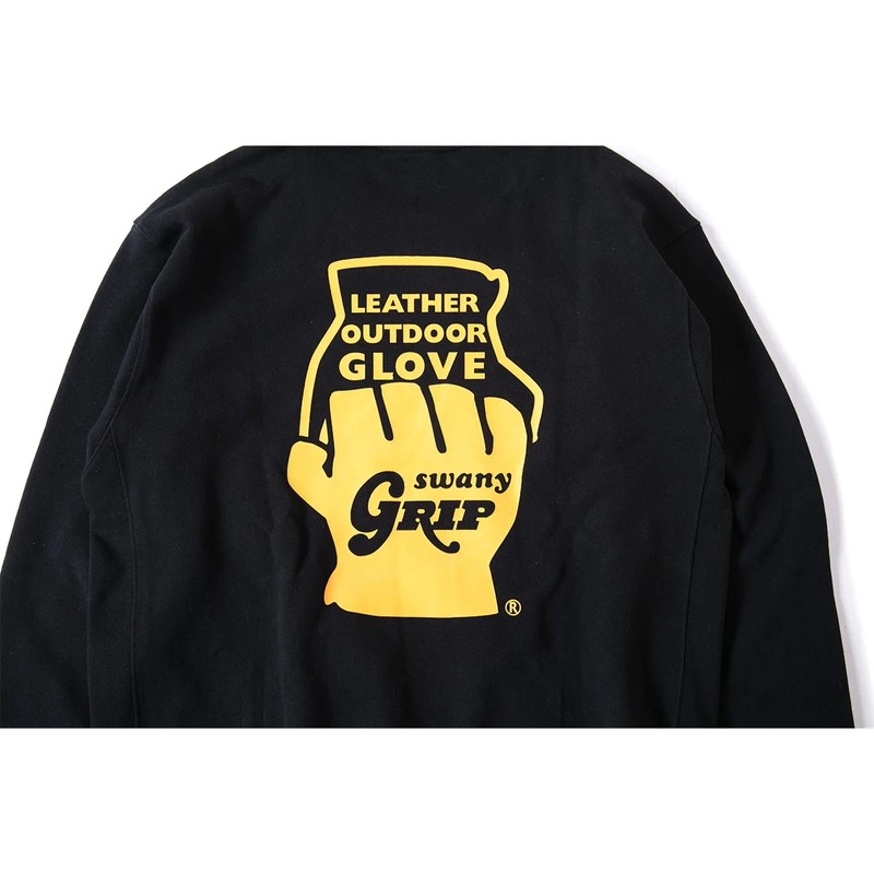 Grip Swany GS Sweat Crew Black [グリップスワニー]