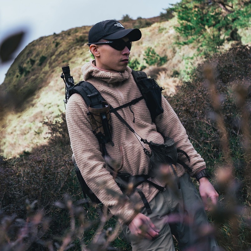 [当日出荷可] ULSUS Anorak with Pocket Ghost Black [ウルサス]