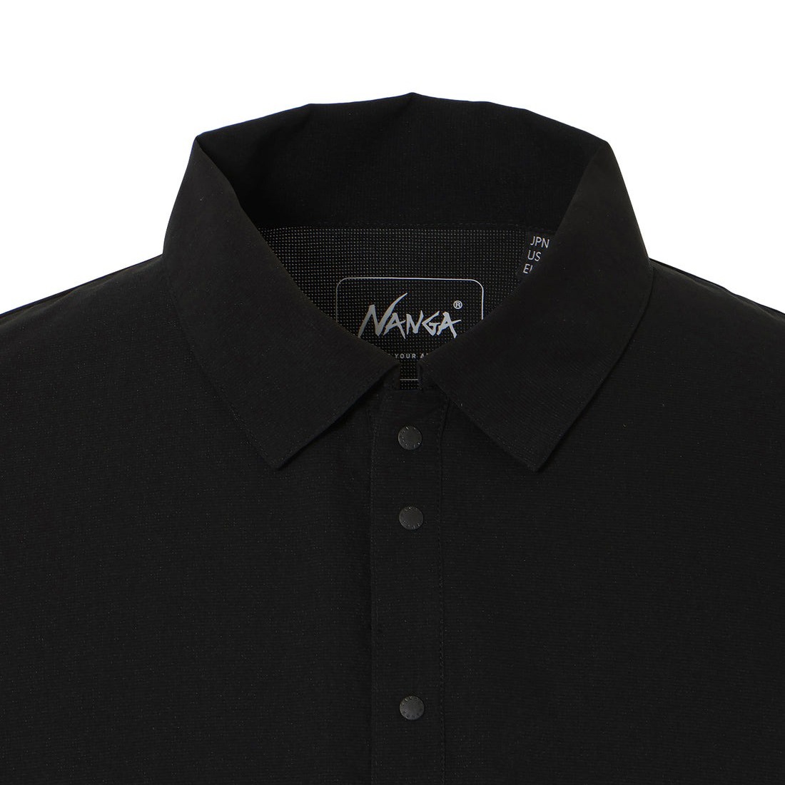 当日出荷可] NANGA DotAir COMFY POLO SHIRT P.BLK [ナンガ]
