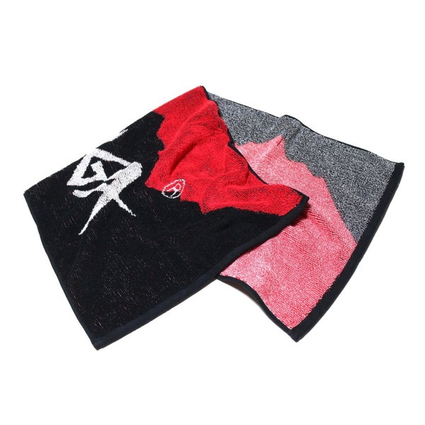 NANGA NANGA LOGO TOWEL RED×BLK [ナンガ]