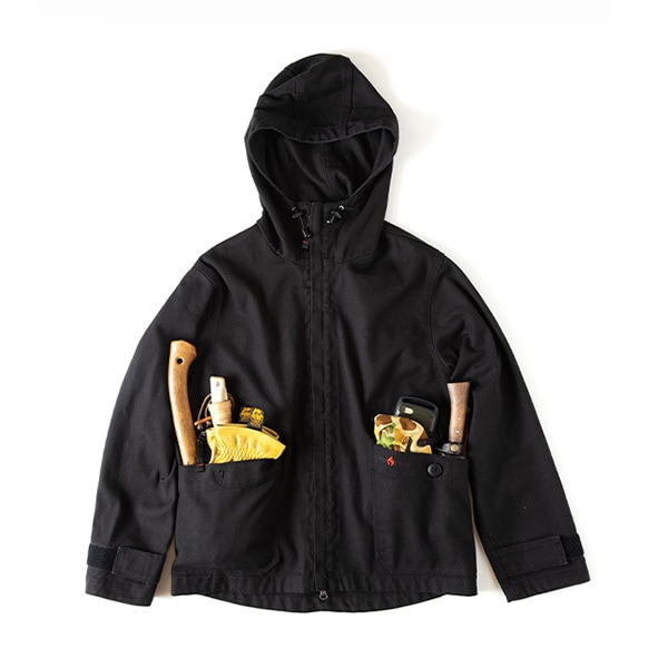 Grip Swany Fireproof Camp Parka Black [グリップスワニー]