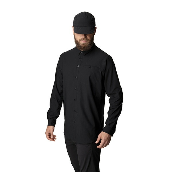 Houdini Mens Longsleeve Shirt true black [フーディニ]
