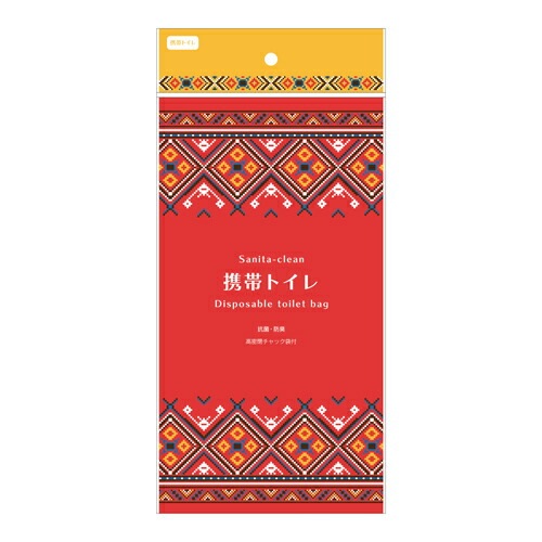 HIGHMOUNT 携帯トイレ Rosa/RD (1枚/袋1枚セット) [ハイマウント]