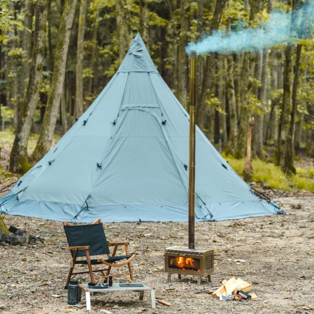 当日出荷可] Mt.SUMI アウトドア薪ストーブ ミドラ ステンレス