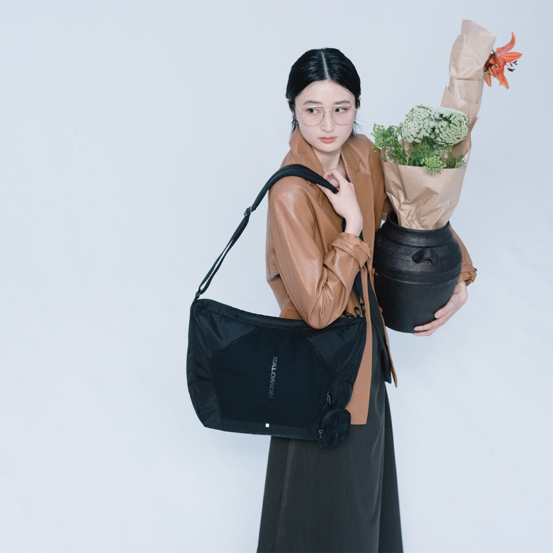 最短当日出荷] SALOMON ACS SHOULDER BAG BLACK [サロモン]