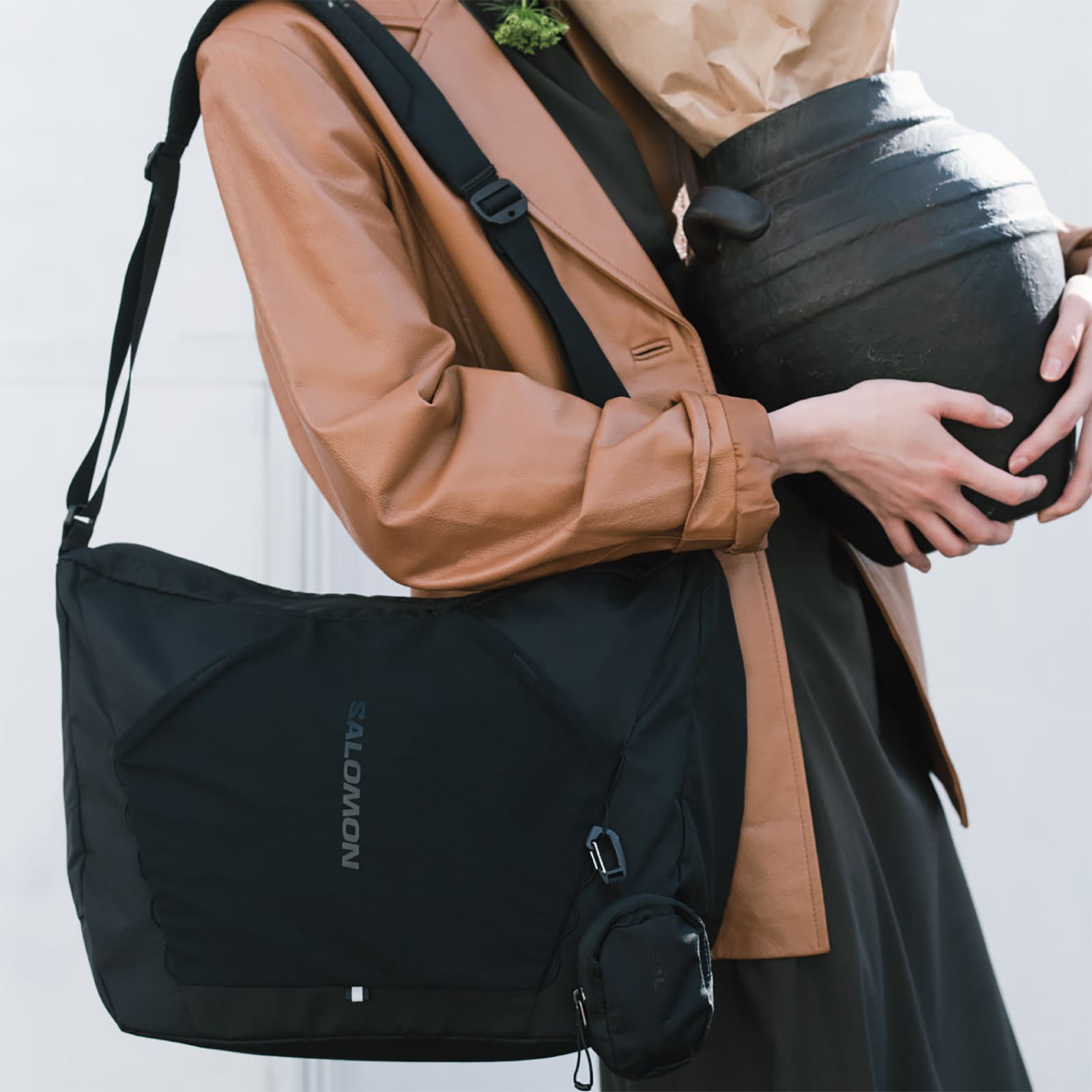 当日出荷可] SALOMON ACS SHOULDER BAG BLACK [サロモン]